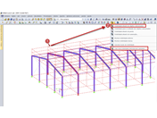 Selecionar objetos incluindo a quadrícula (1) e definir a visibilidade (2)