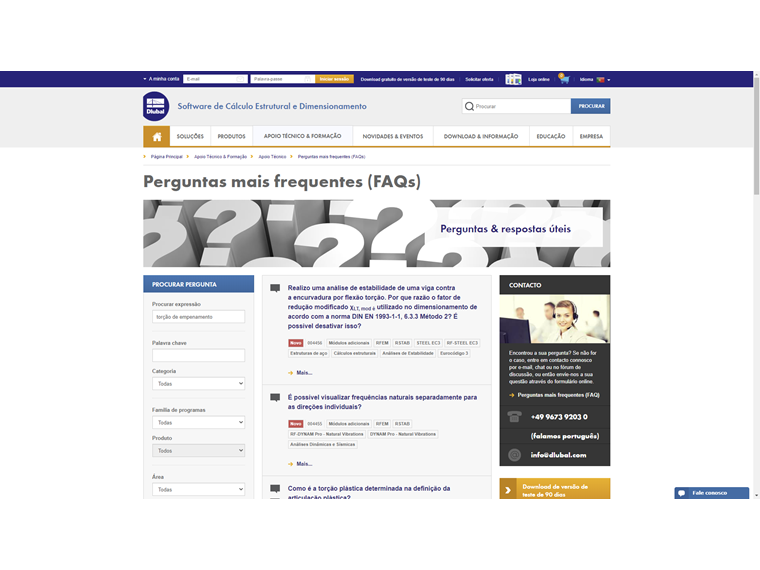 torção de empenamento – esta operação procura todas as FAQ que contêm as palavras "torção" ou "empenamento".