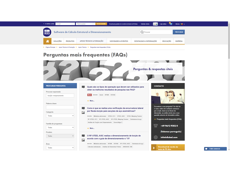 -torção +empenamento – esta operação procura todas as FAQ que contêm a palavra "empenamento", mas que não contêm a palavra "torção".