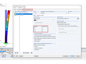 Casos de vibração natural separados para direções individuais