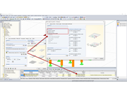 Parâmetros de rigidez – Modelo com material ortotrópico elástico