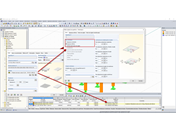 Parâmetros de rigidez – Modelo com material ortotrópico elástico