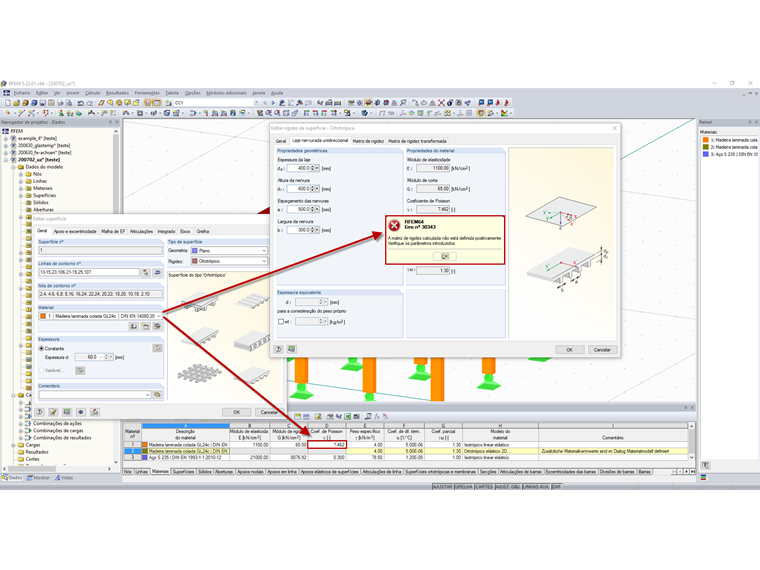 Mensagem de erro 30343