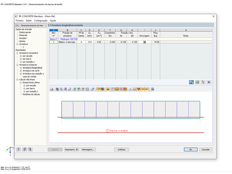Janela 3.1 com armadura existente