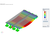 Deformações do RF-CONCRETE Surfaces sem rigidez do RF-CONCRETE Members