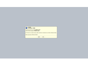 Informação ao abrir uma versão mais antiga do programa