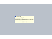 Informação ao abrir uma versão mais antiga do programa