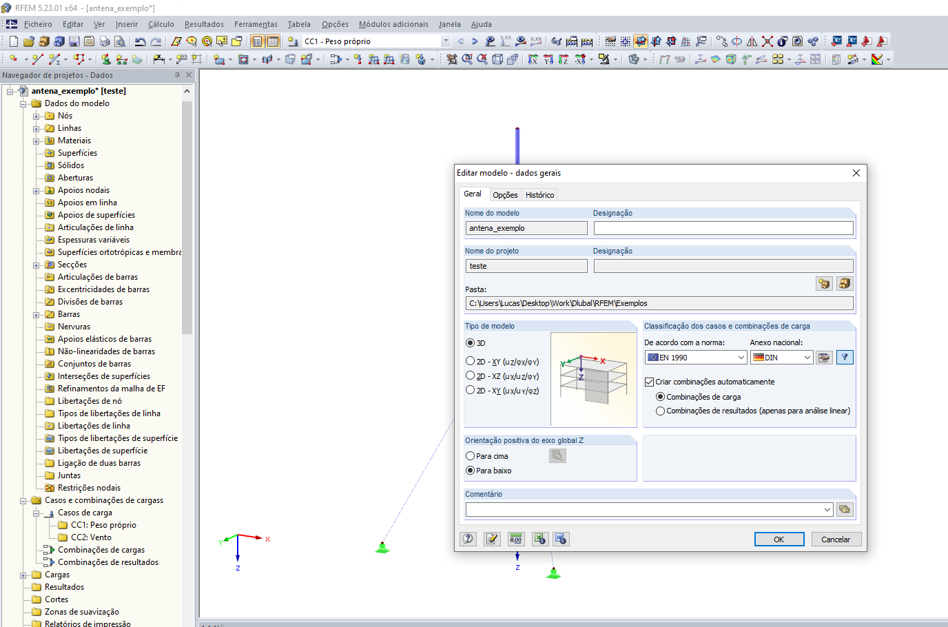 Combinação automática
