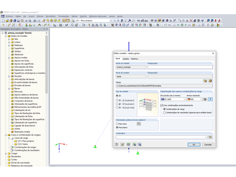 Combinação automática