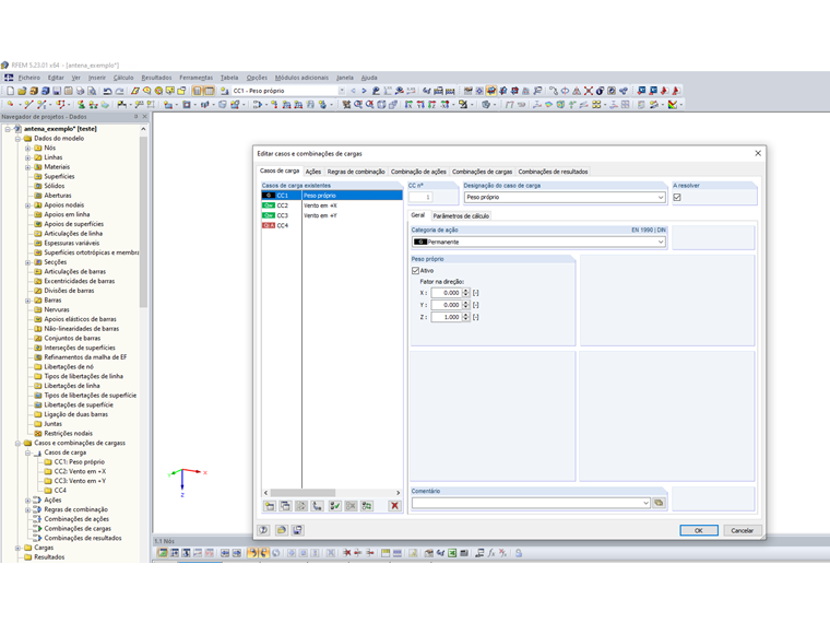 Caixa de diálogo da combinação automática
