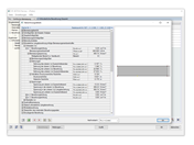 Detalhes de dimensionamento com os resultados do exemplo no capítulo 2.4.3 do manual