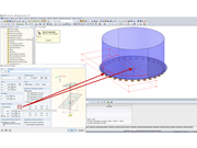 Zona de suavização – Definição do vetor