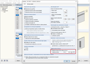 Desativação da opção "Distância mínima entre reforços"