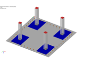 Momentos mínimos de acordo com a DIN EN 1992-1-1 no solo ou Laje de fundação
