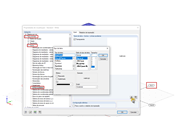 Propriedades de visualização para o tipo de letra das linhas auxiliares