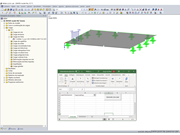 Carga em linha trapezoidal gerada com macro