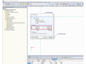 Coordenadas da linha auxiliar (marcadas em vermelho)