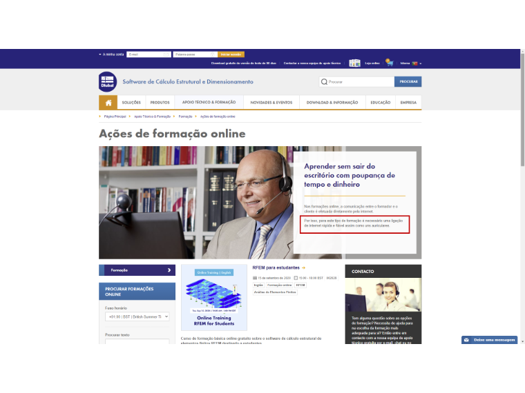Formação online