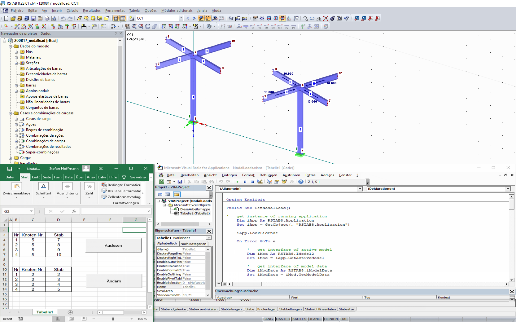 Utilização do RS-COM – Excel e VBA