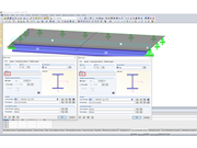 Linhas e nós das barras 1 e 2