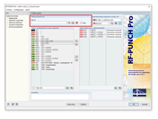 Janela 1.1 do RF-PUNCH Pro com a seleção dos nós para a verificação