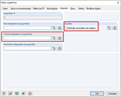 Editar superfície → Integrado