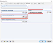 Editar superfície → Integrado