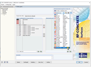 Janela 1.1 do RF-CONCRETE Surfaces com a seleção do anexo nacional "ÖNORM"