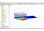 Superfície de apoio logo após um deslizamento de 3 mm