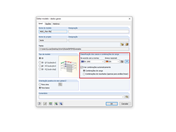 Ativação de combinações automáticas na caixa de diálogo "Editar modelo – dados gerais"
