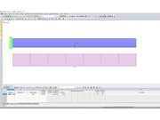 Carga de barra na direção do eixo negativo da barra local z