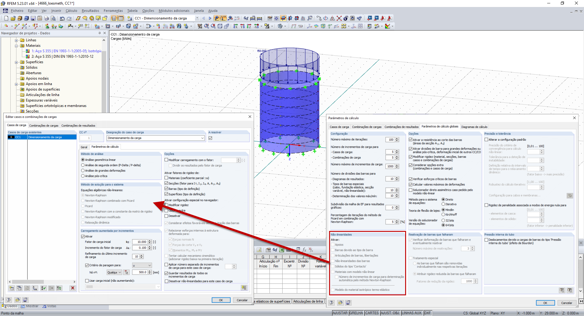 Sistema sem não linearidades