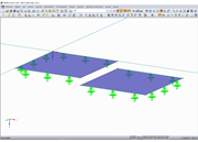 Superfícies sobrepostas que se "sobrepõem" apenas numa linha