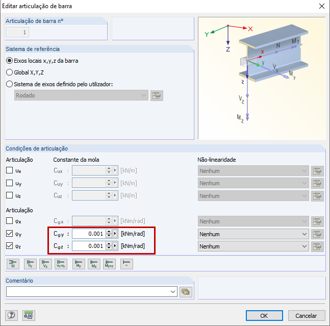 Definição de mola de rotação