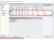 Erros no dimensionamento resultantes de entrada incorreta