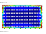 Valores resultantes para V_Ed/V_RD,c do RF-CONCRETE Surfaces