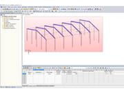 Aplicação de carga de barra na área