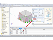 Desvio entre as coordenadas do nó e a carga retangular livre