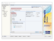 Configuração para o cálculo não linear no estado limite de utilização