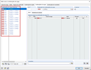 Verificação das combinações de carga