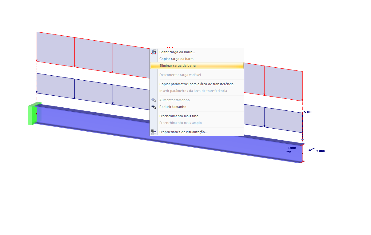 Eliminar carga no gráfico
