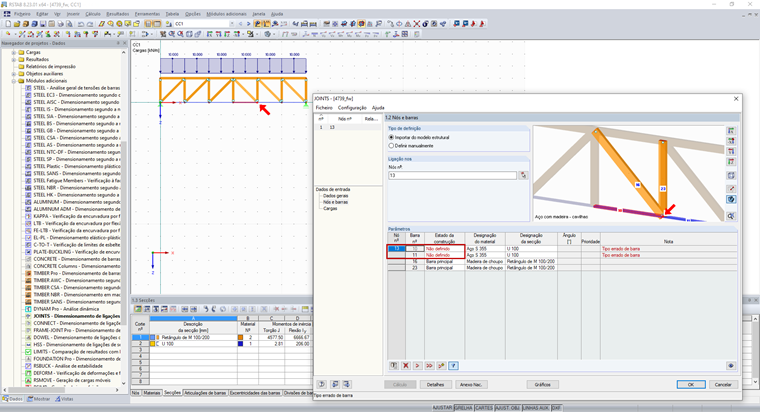 Módulo adicional – Introdução de estrutura do modelo