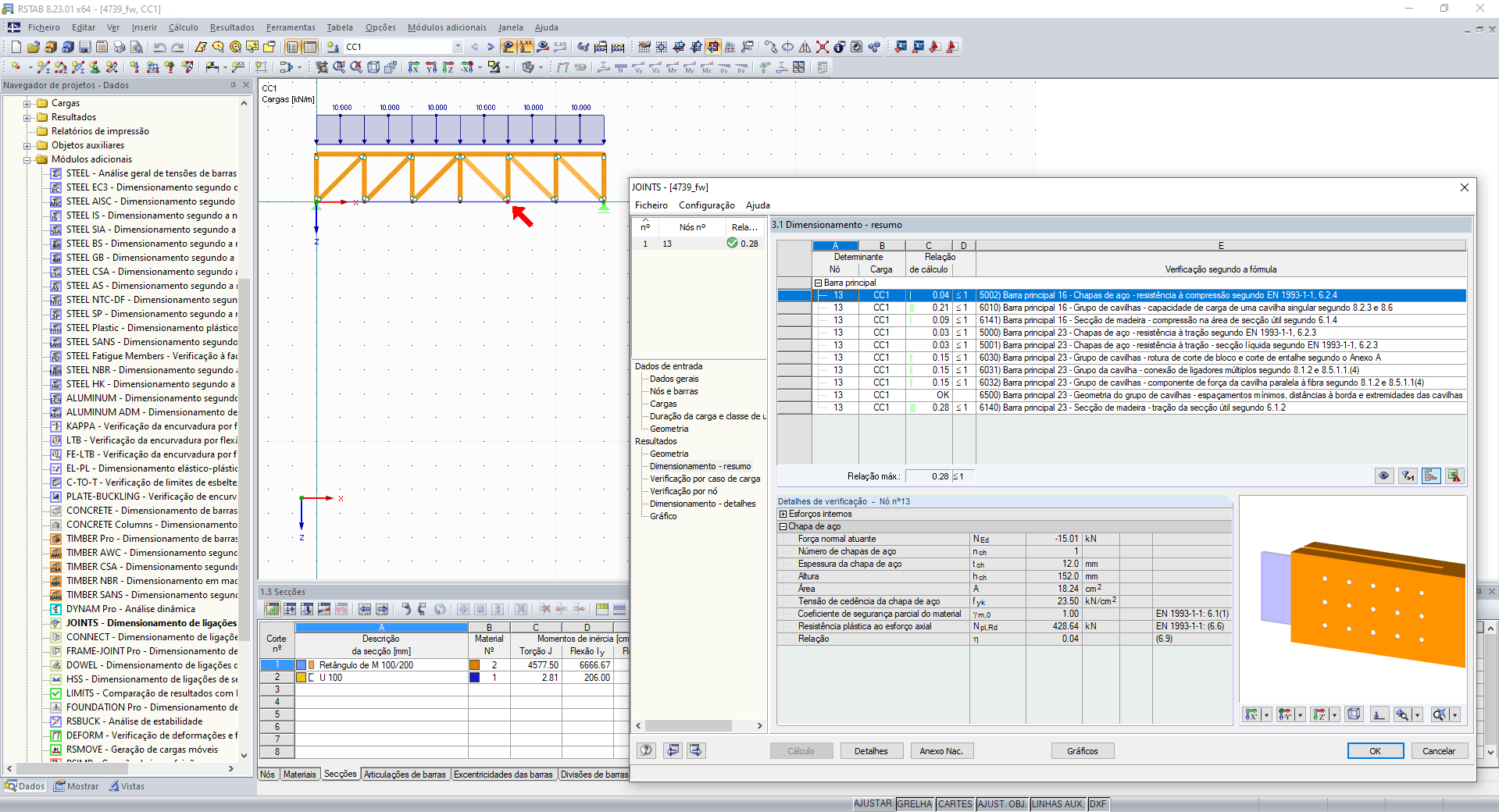 Módulo adicional – Resultados
