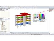 Alteração das cores do ecrã no painel
