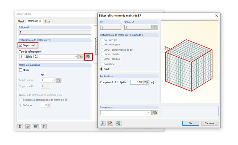 Refinamento da malha de EF