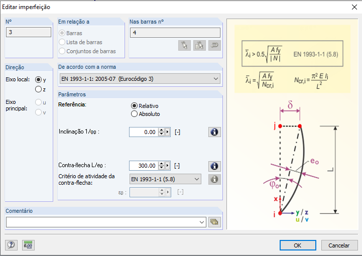 Definir imperfeições