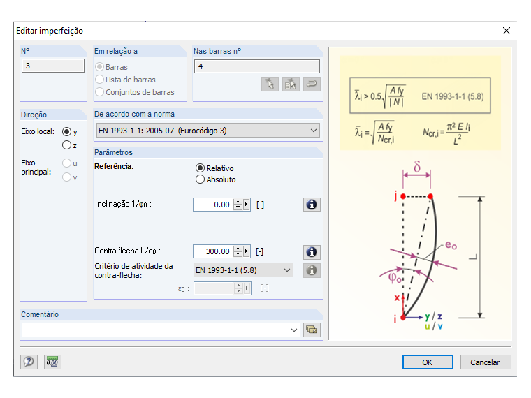 Definir imperfeições