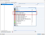Categorias de ação para gruas