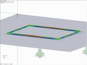 Forças normais na soldadura sob tração