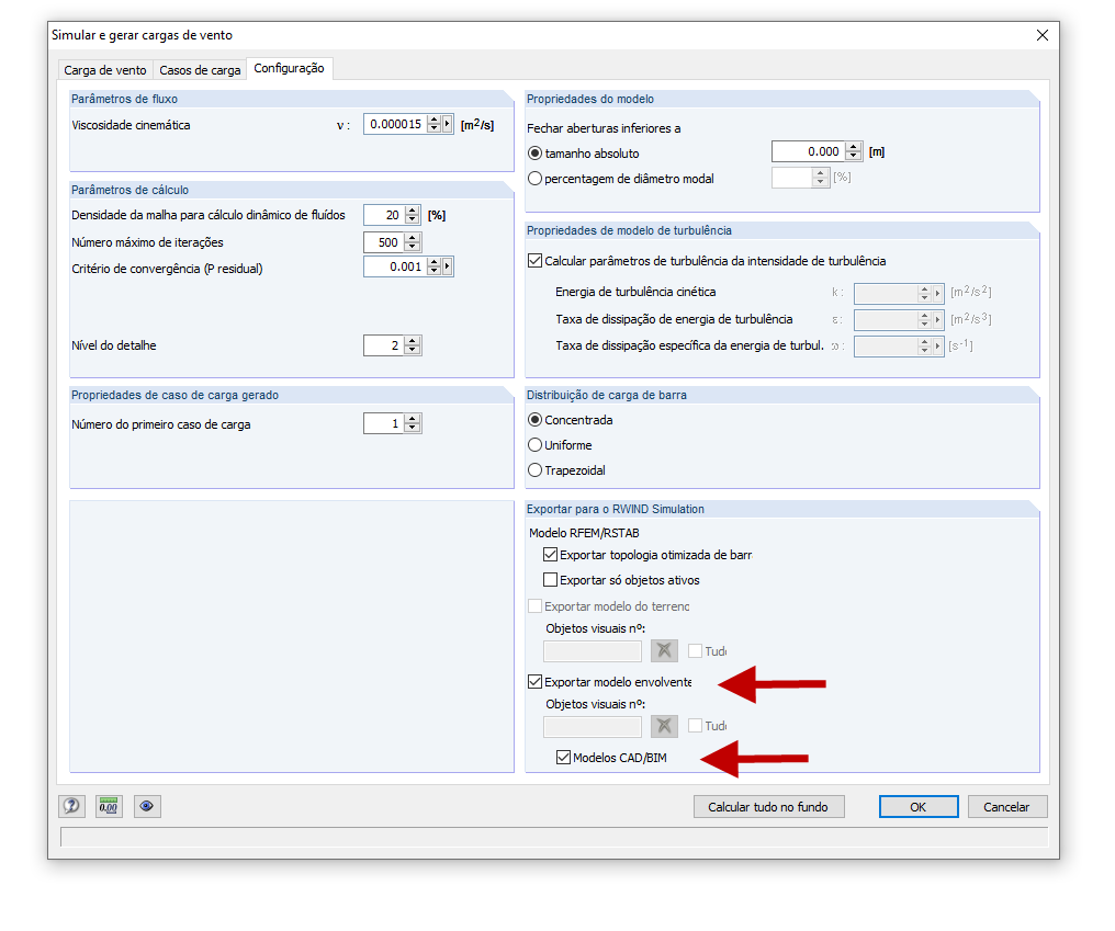 Exportação do modelo CAD/BIM para o RWIND Simulation